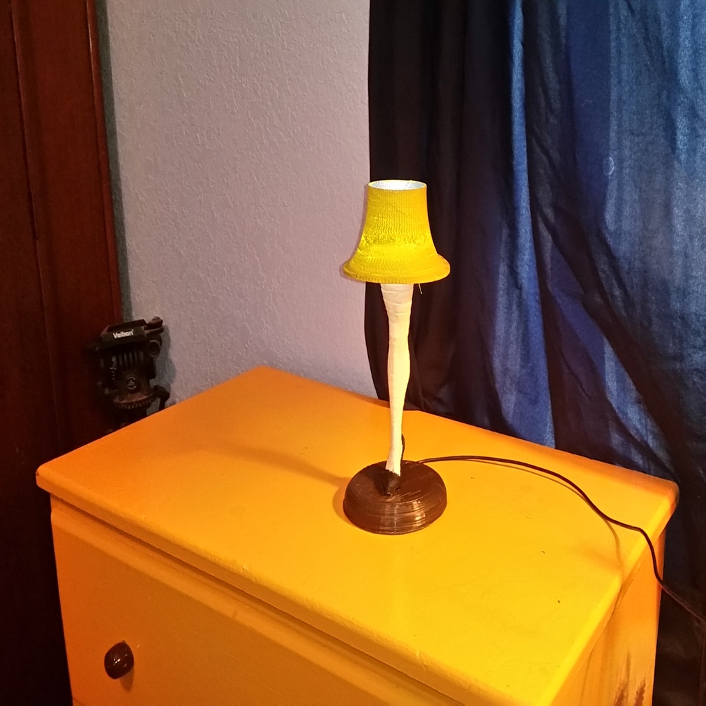 OpenSCAD Leg Lamp