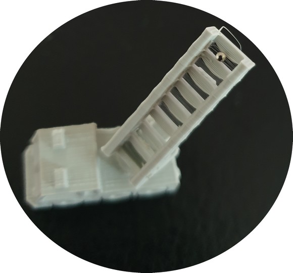 Z scale - Tiny fire truck - adjustable