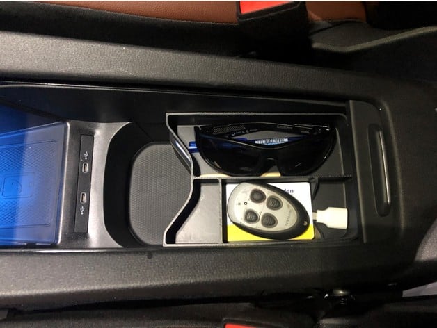 VW ID4 center console tray by kaiserbene - Thingiverse