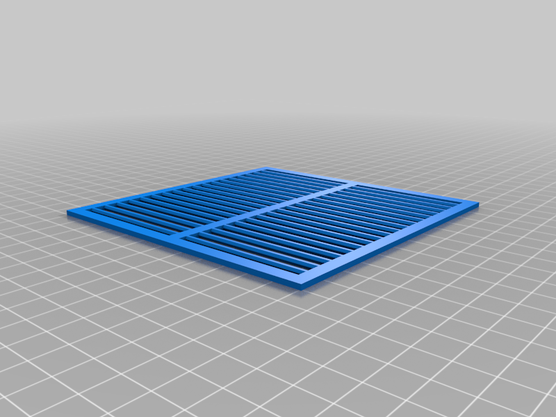 Parametric Sifting Tray with Replaceable Grate