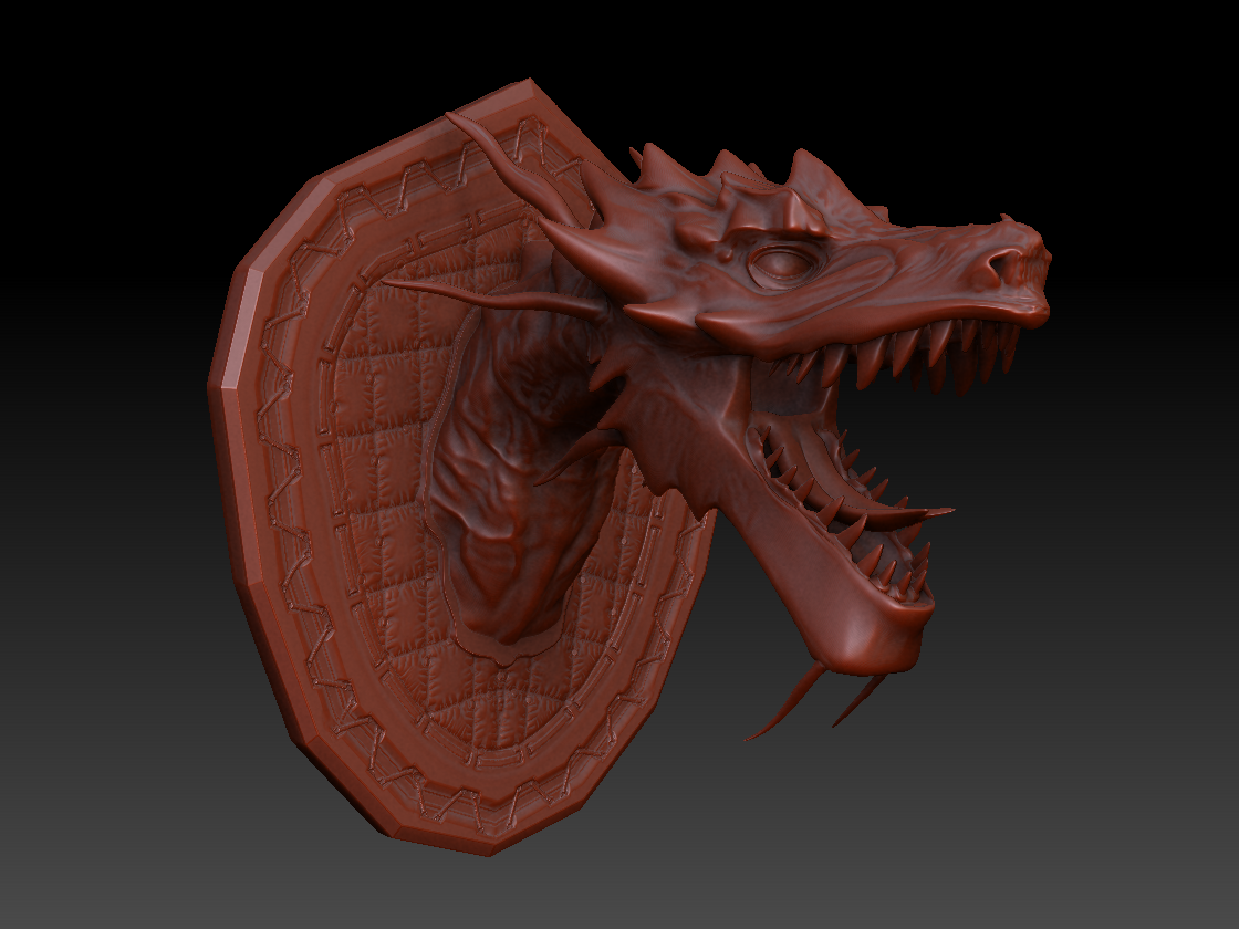 Dragon head hunting trophies. Fast Dragon