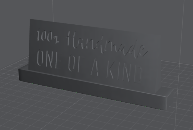 Sign For Vendors: Handmade, One Of a Kind