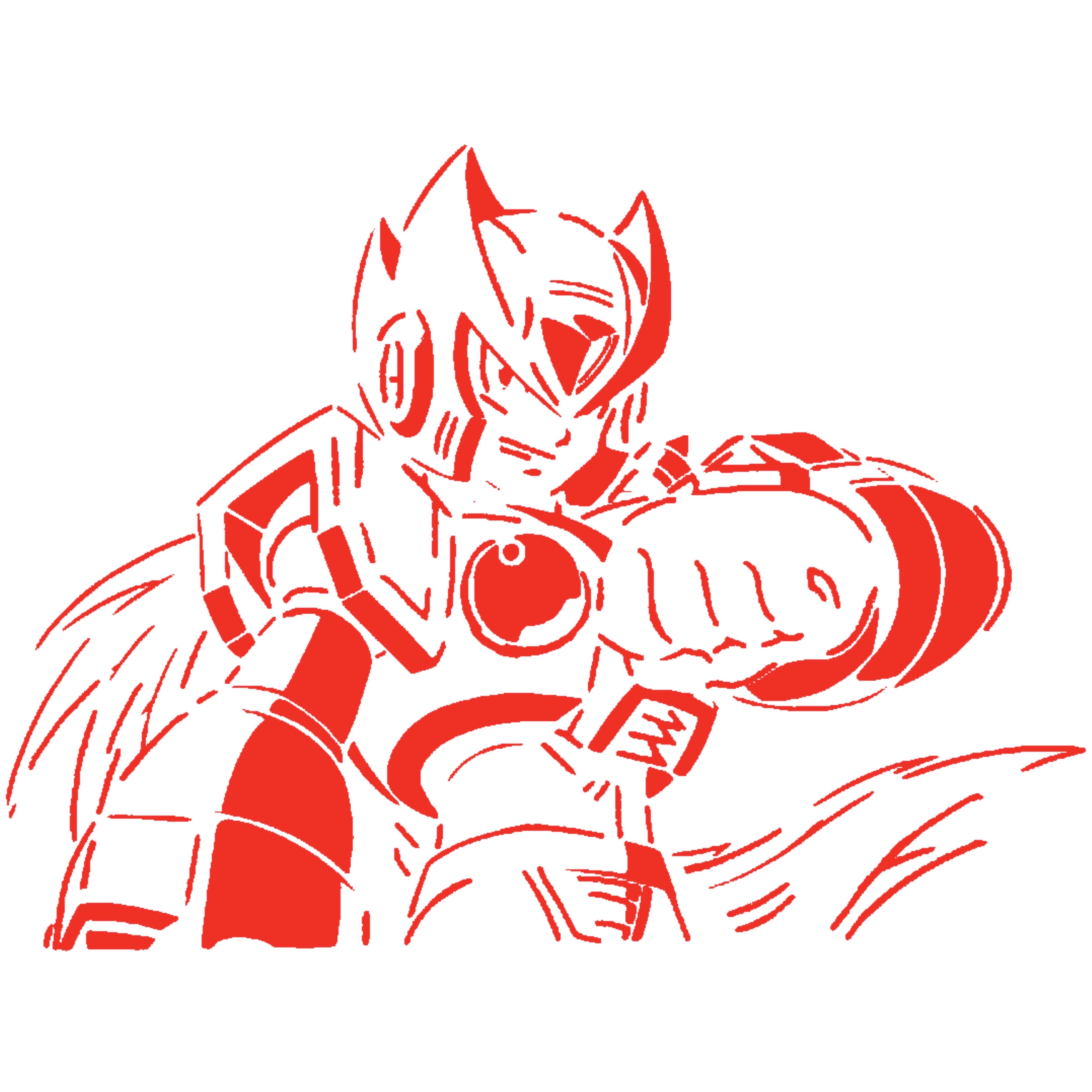 Mega man stencil 2