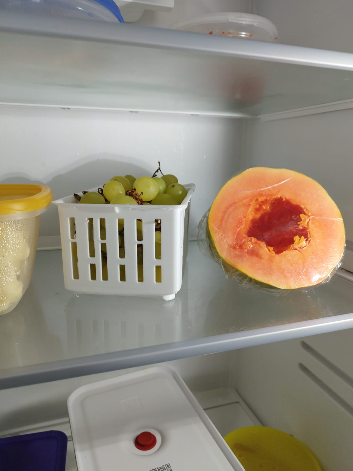 Stackable Fridge Basket with Ventilation Slots