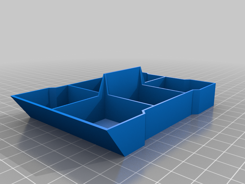 Trays for stackable box v4