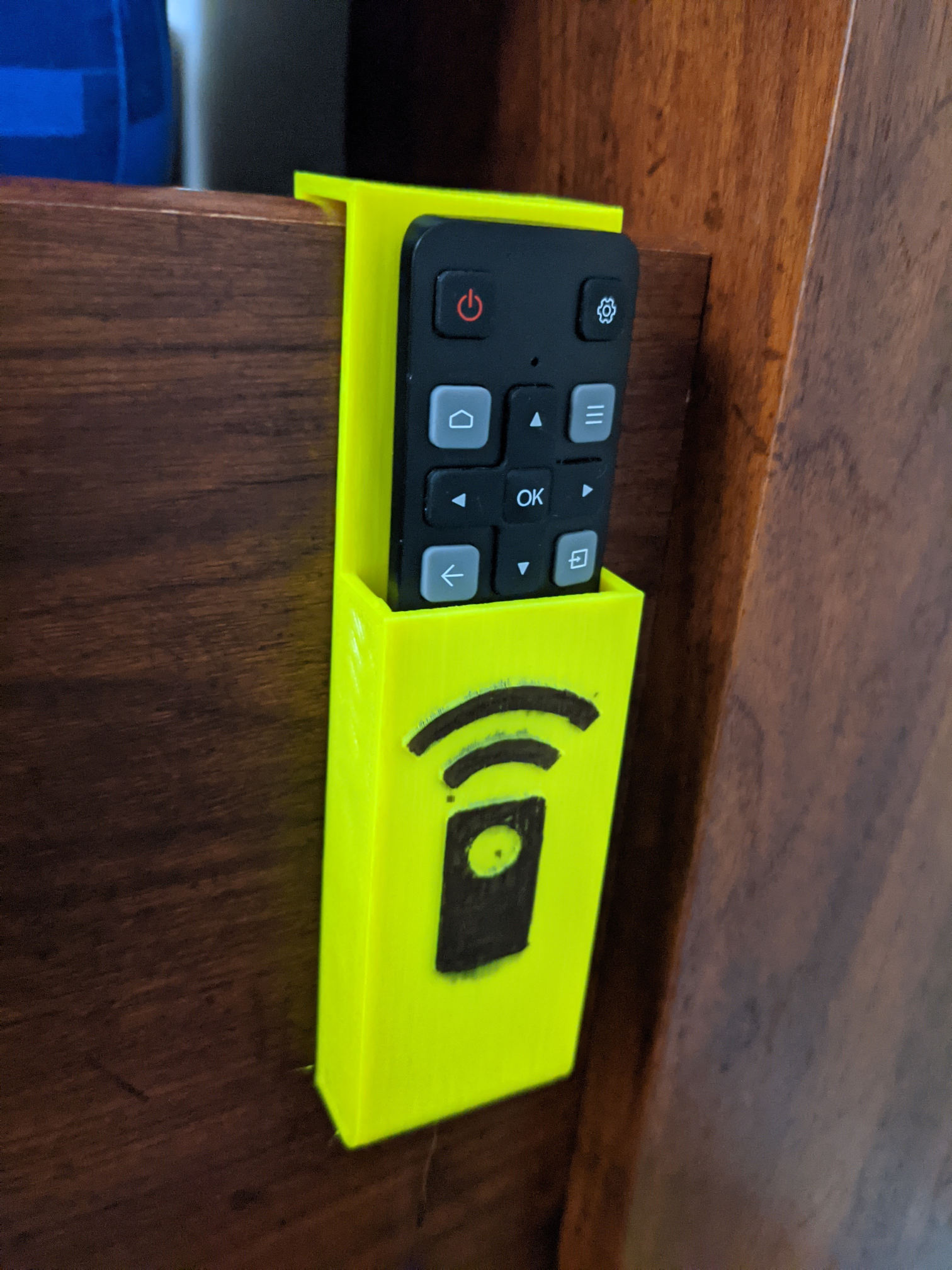 Customizable Hanging Remote Pocket