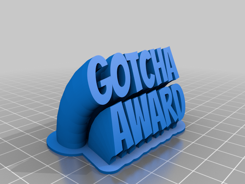 GOTCHA award