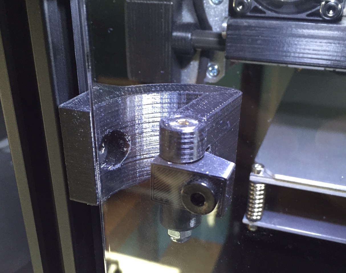 Hidden hinge V-slot