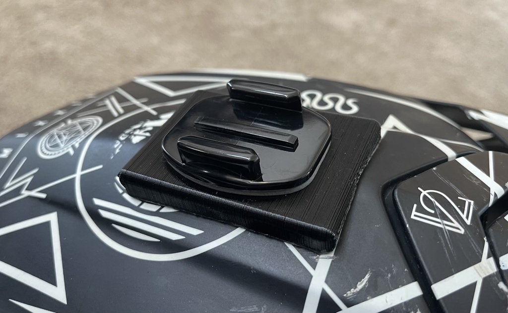Fox V2 Motocross Helmet GoPro Flat Adaptor