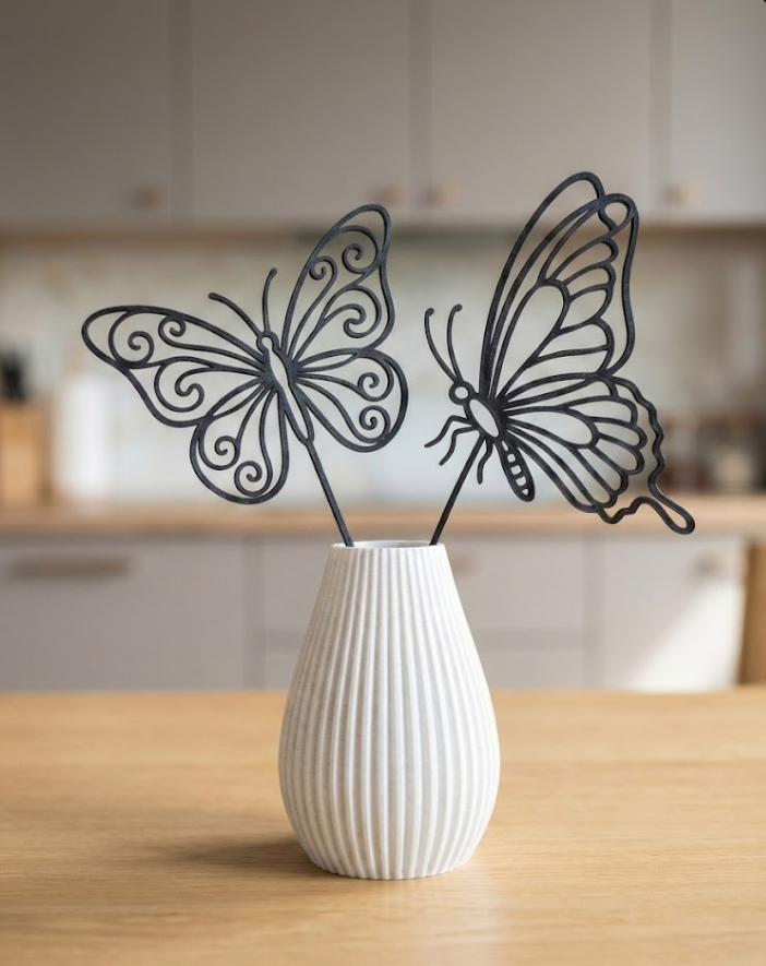 Butterfly Stakes - Elegant Garden & Vase Decor