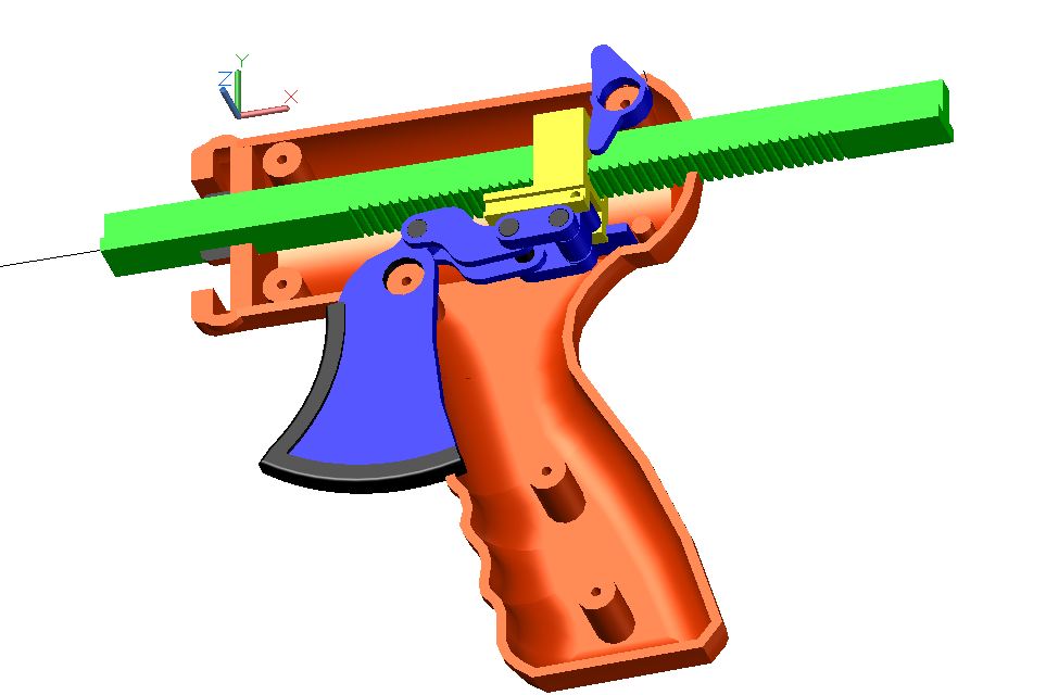 Gun for flux or solder paste