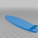 Finger surf board NECESARY SCALE 3D model
