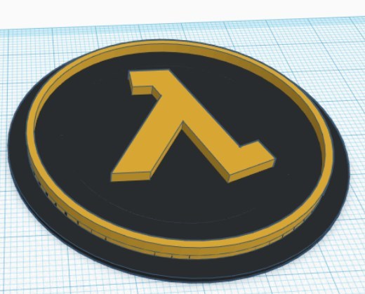 Half Life 1&2 Modular Logo Insert