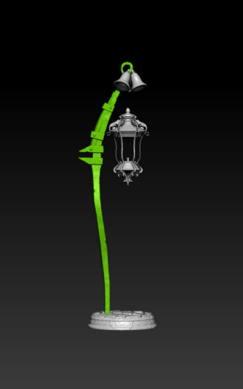 Hunter Lamp Post and Base
