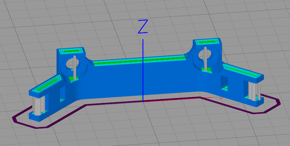 V Antenna Support for Eachine Wizard X220S