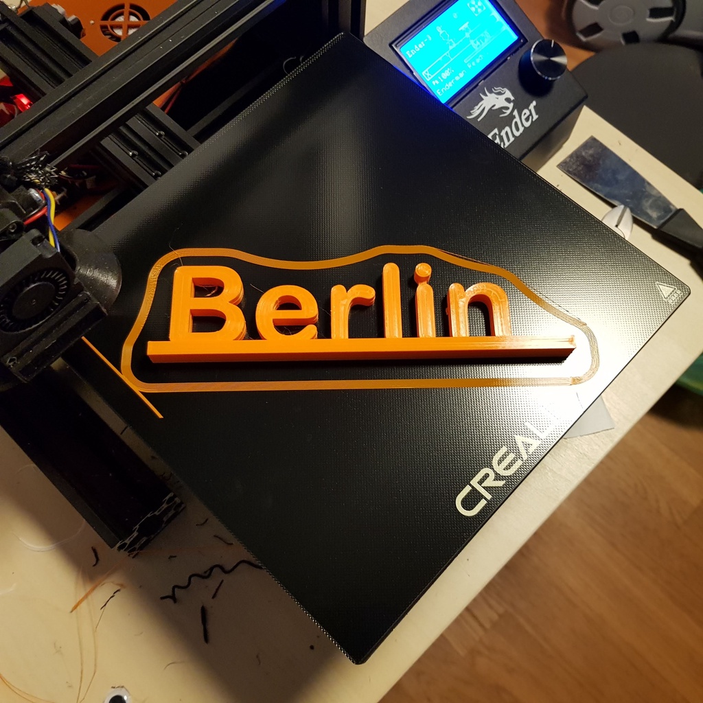 "BERLIN" text sign 