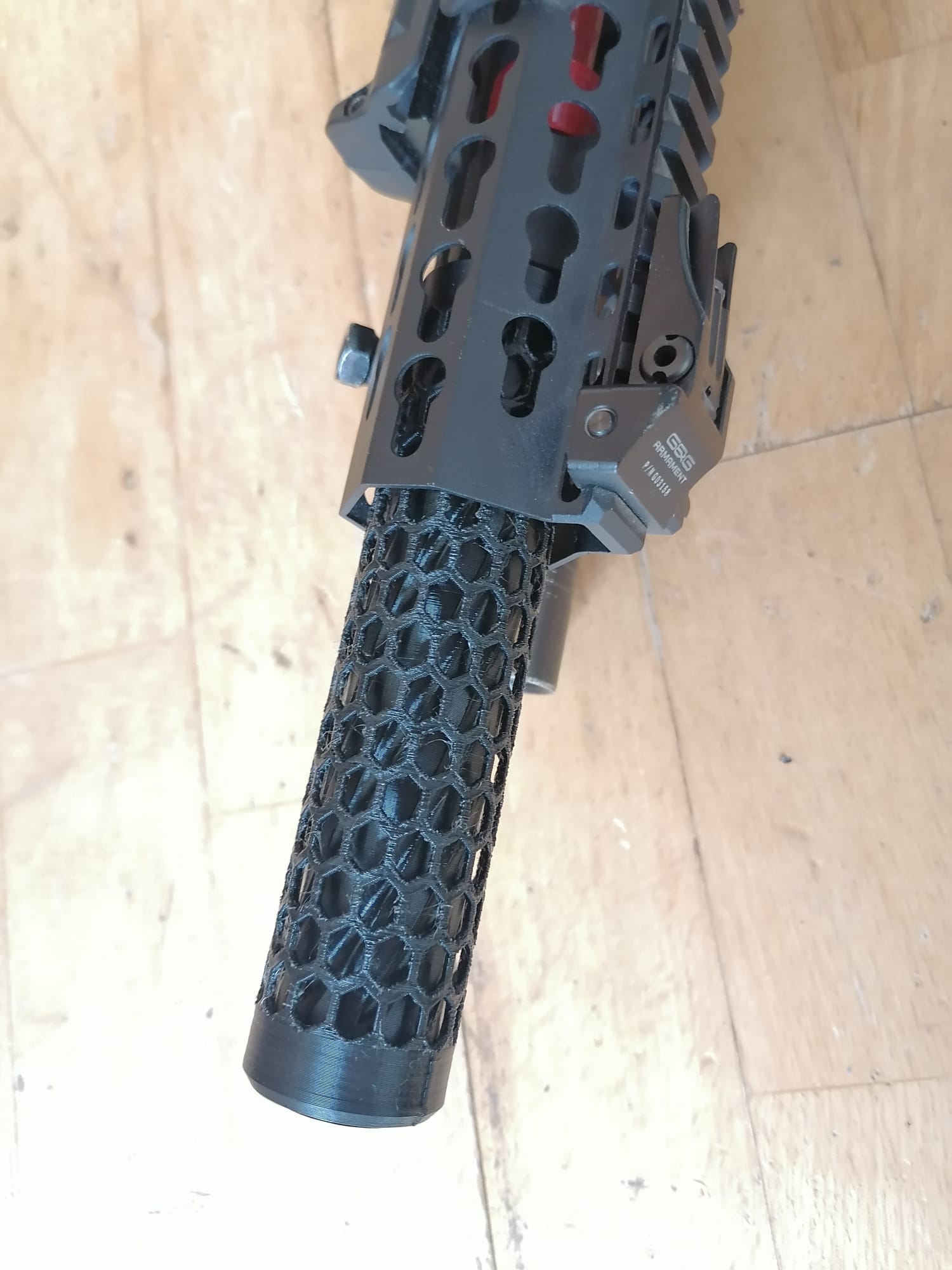 Airsoft Overbarrel Hex Supressor