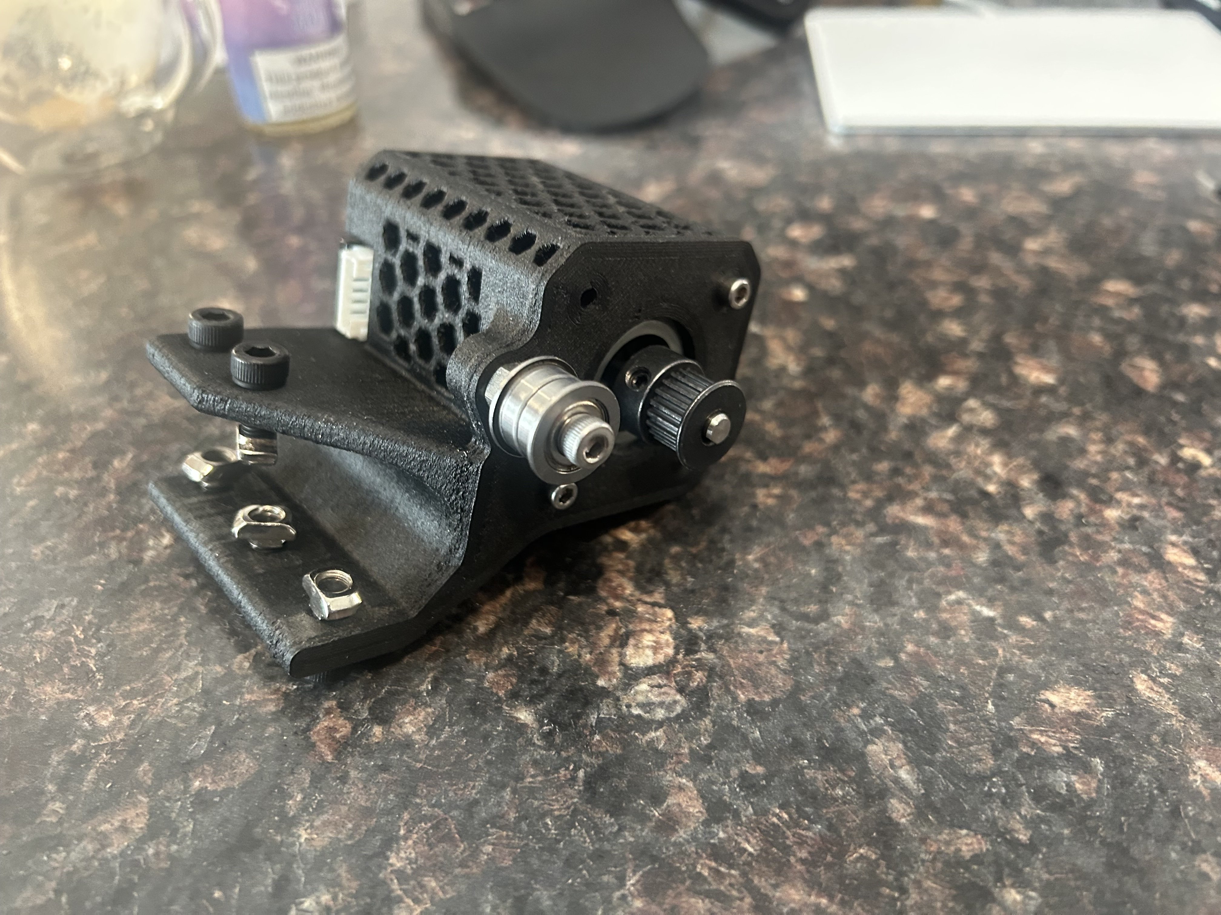 Y-Axis Motor Mount (Composite Exoskeleton, Potential M4 Roller Upgrade) - Tevo Tornado / CR-10