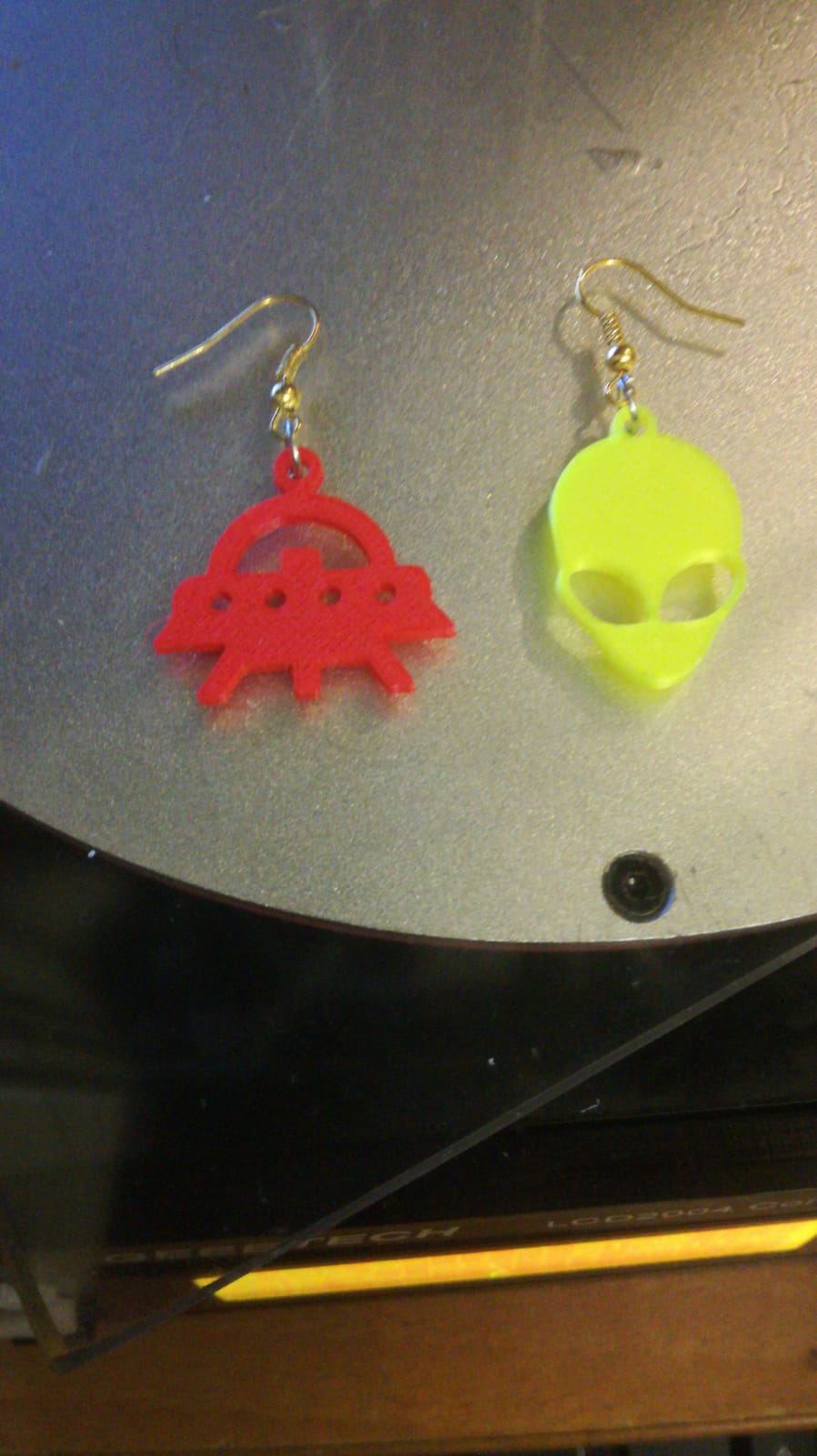 Alien Earrings
