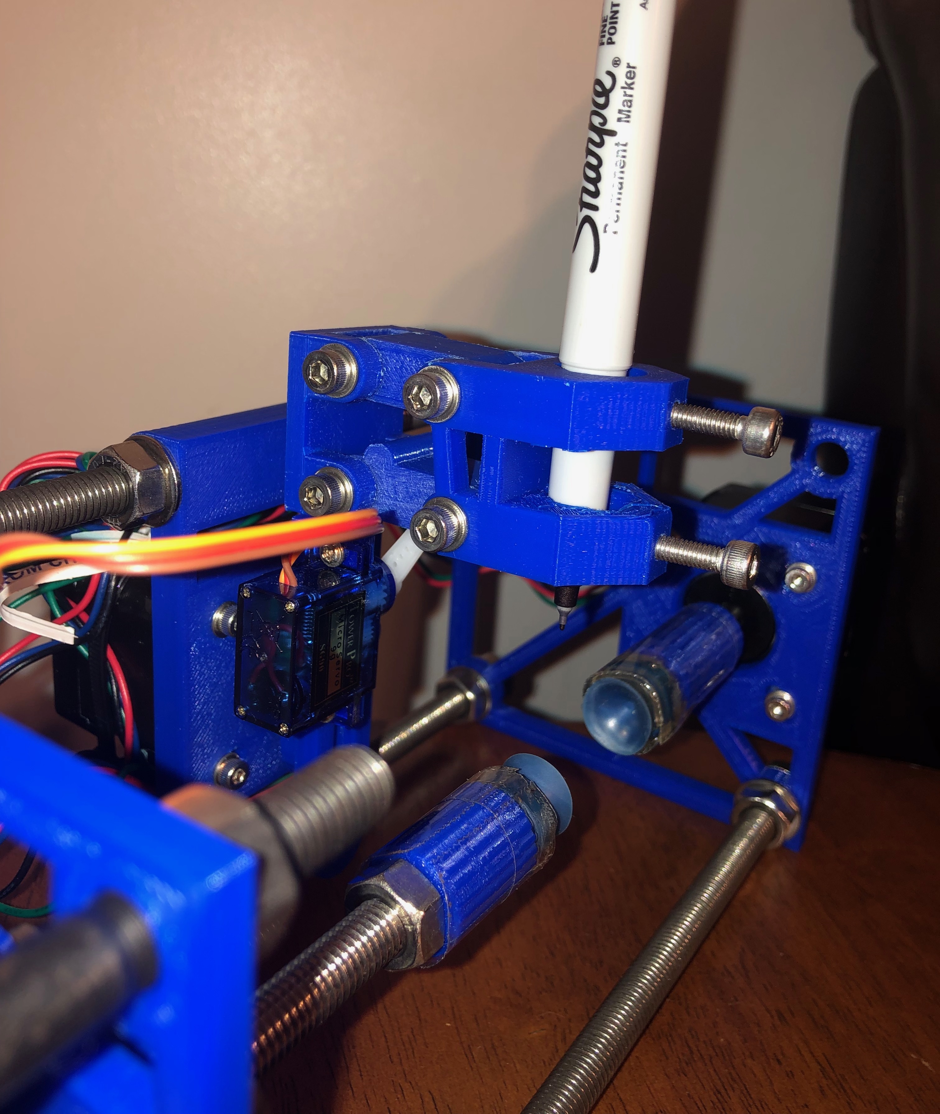 Four-Bar Linkage Pen Arm Assembly