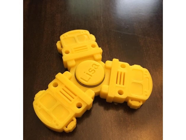 School Bus Fidget Spinner - Wingnut2k
