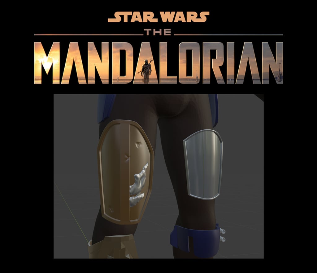 Mandalorian Thigh Armour Season 1