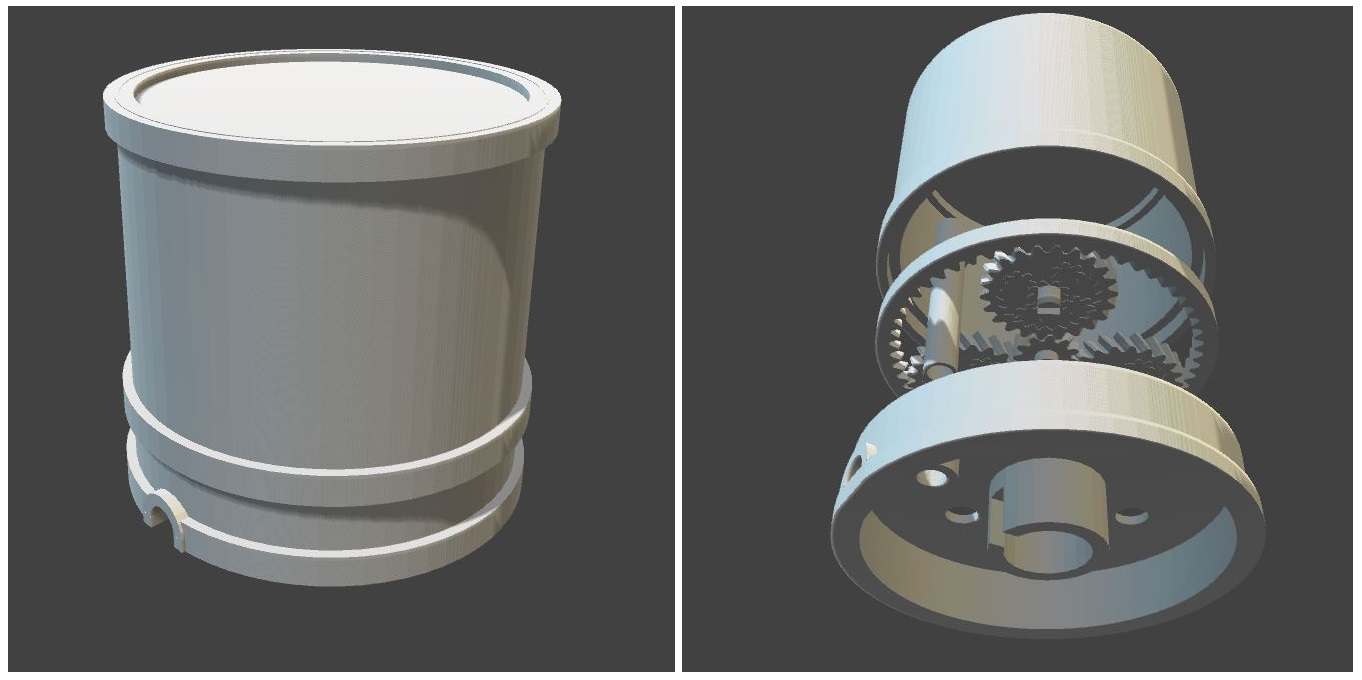 Rotating Lithophane Nightlamp (motorized)