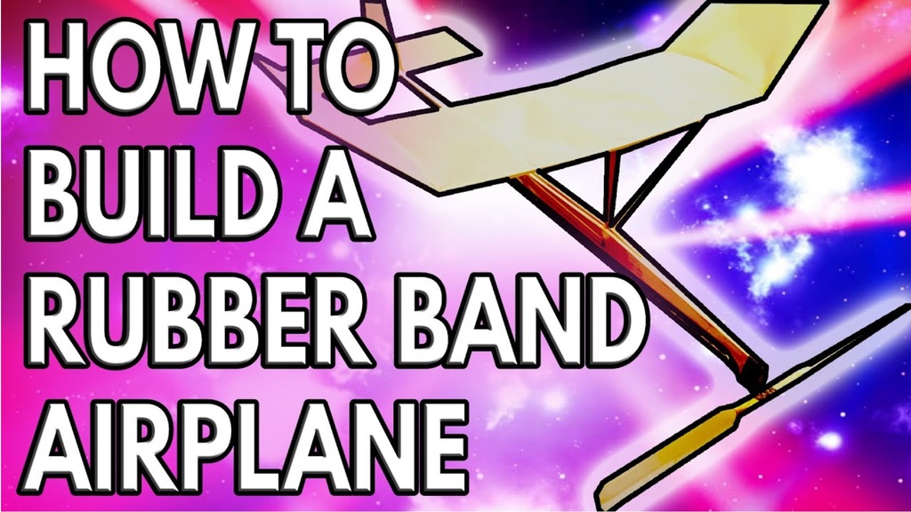 Rubber Band Model Airplane