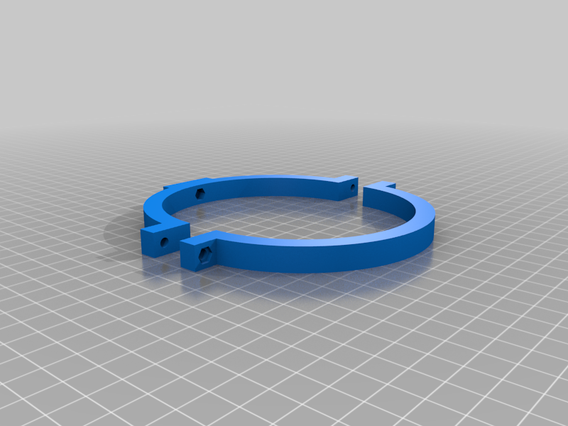 My Cus102tomized Tube clamps for astronomical telescope (OpenSCAD project)