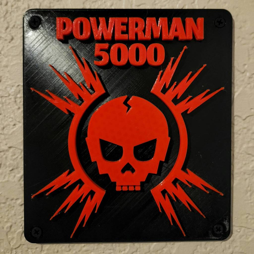 Powerman 5000 Wall Plaque