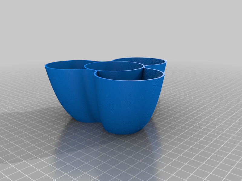 Epitrochoid Quad Planter