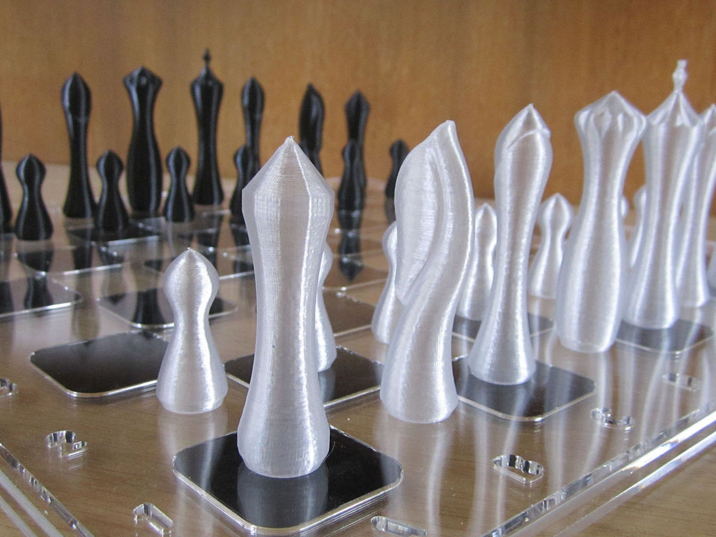 2h vase mode - sequential printing - Chess Set