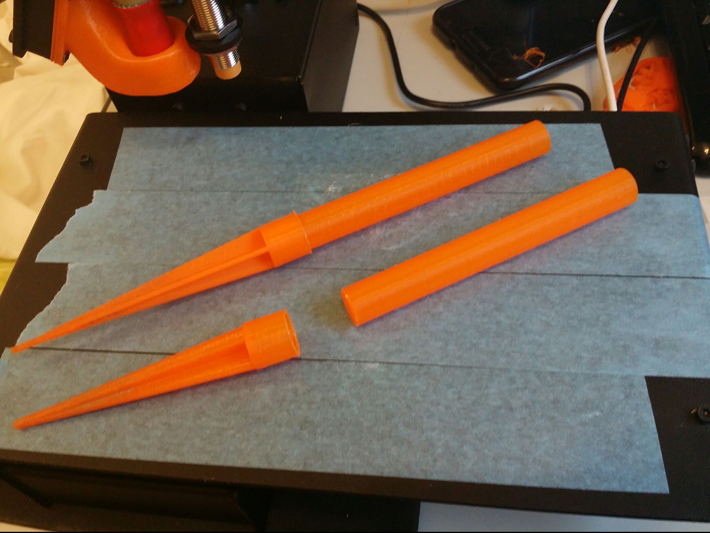 Bottle Rocket Launch Tube and Snow/Ground Spike