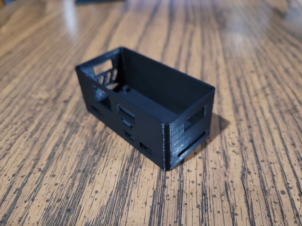 Raspberry Pi Zero LAN/USB hub hat case with camera cable slot