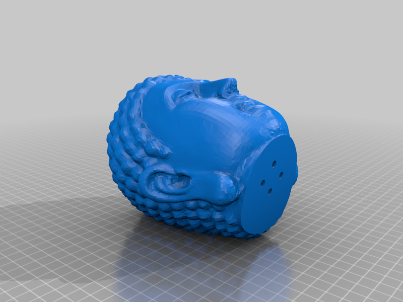 Buddha head planter (screw mountable)