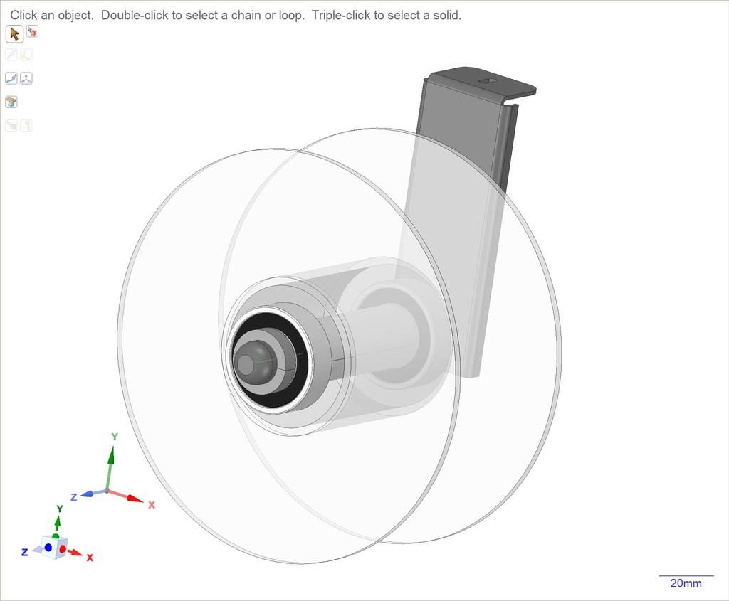 Filament Spool Ball Bearing Conversion Kit for CraftBot 3D Printers