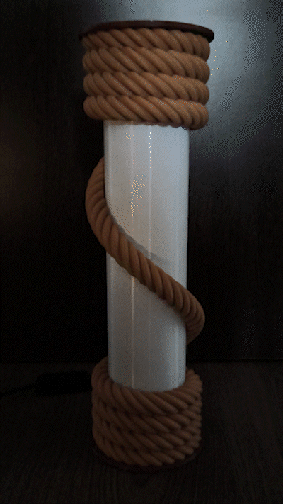 Miniatura 7 do modelo 3D Rope Lamp