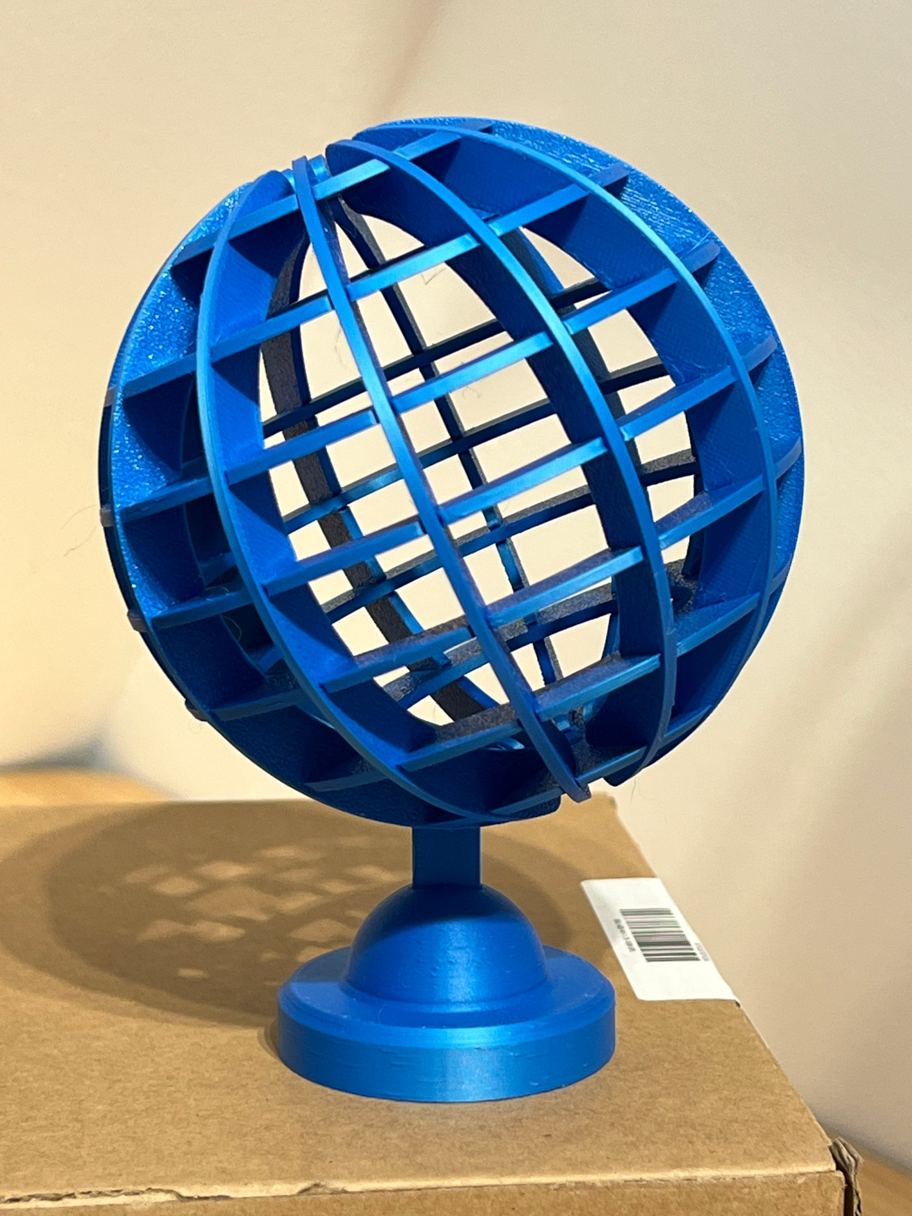 Skeleton Globe 10 cm  Non Lasercut