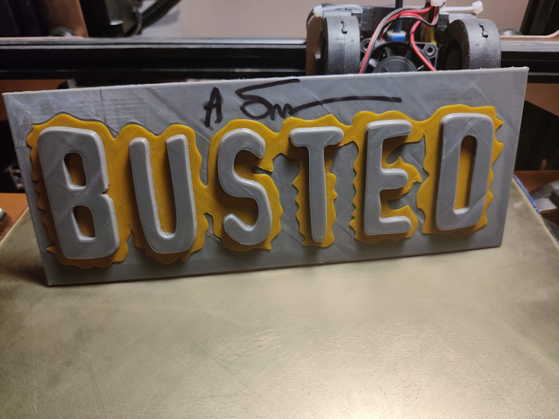 Mythbusters Busted Sign