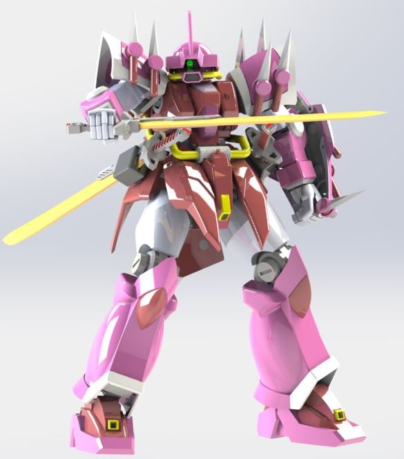 1/144 MS-08TX/S Efreet Schneid (UC version) [Gundam Model] --- Completed version