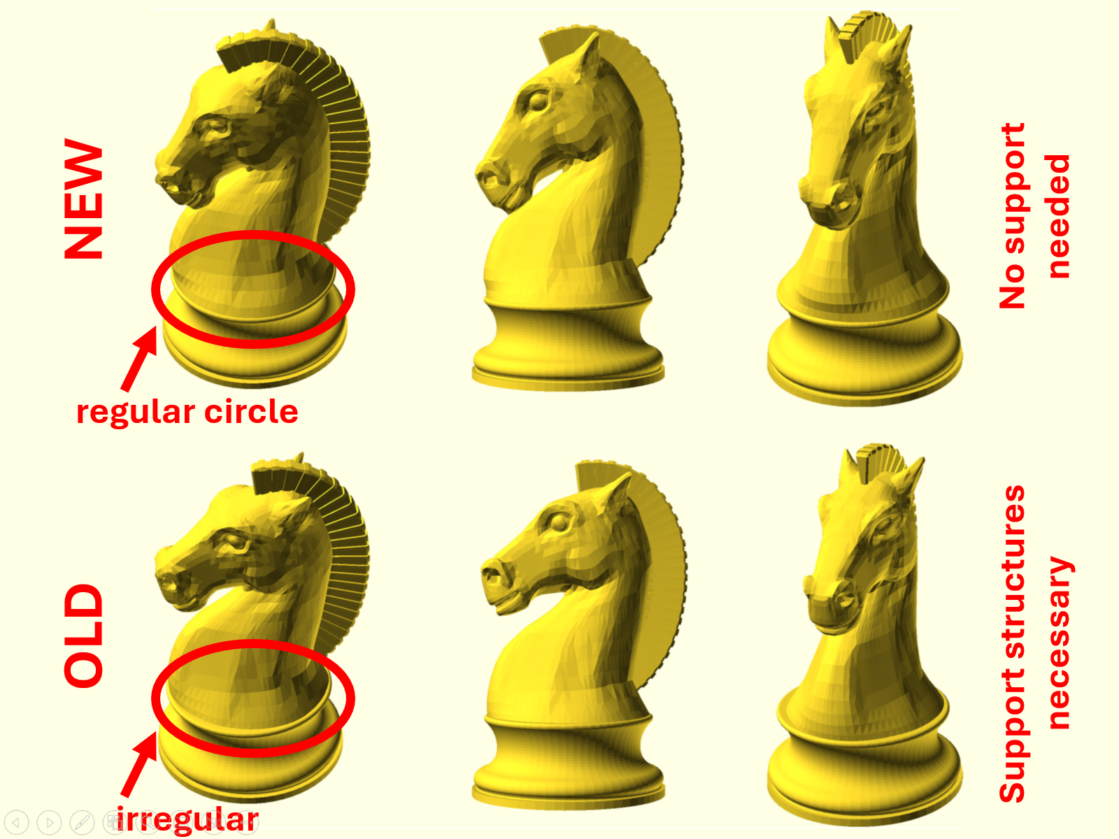 Customizable OpenSCAD Chess Pieces