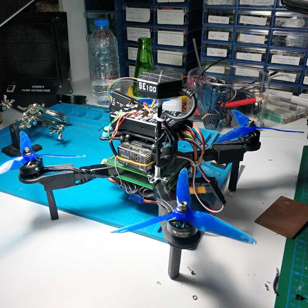 DIY Fpv Drone Motor Mount and Frame Center Arm