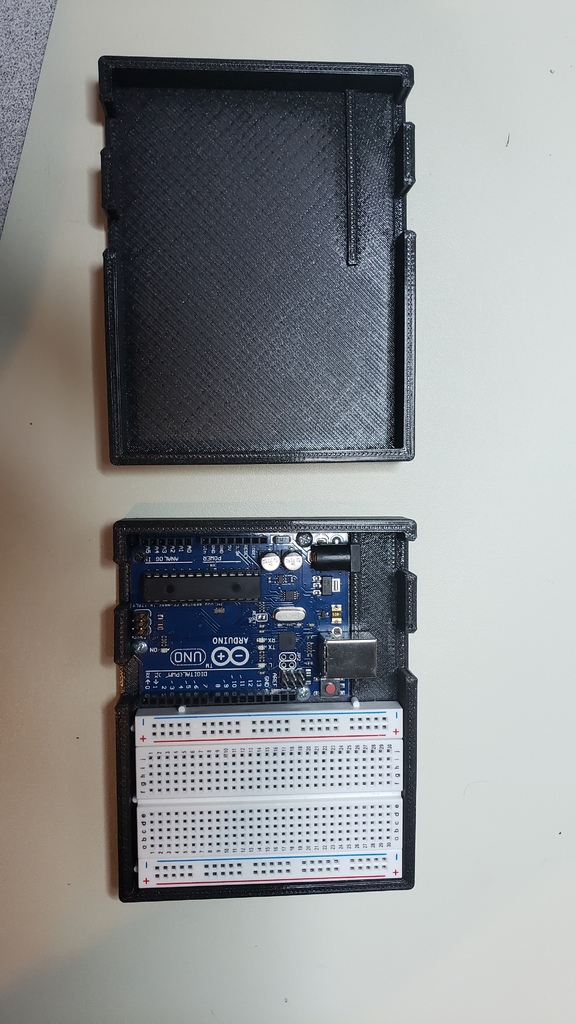 Case for Arduino and small breadboard
