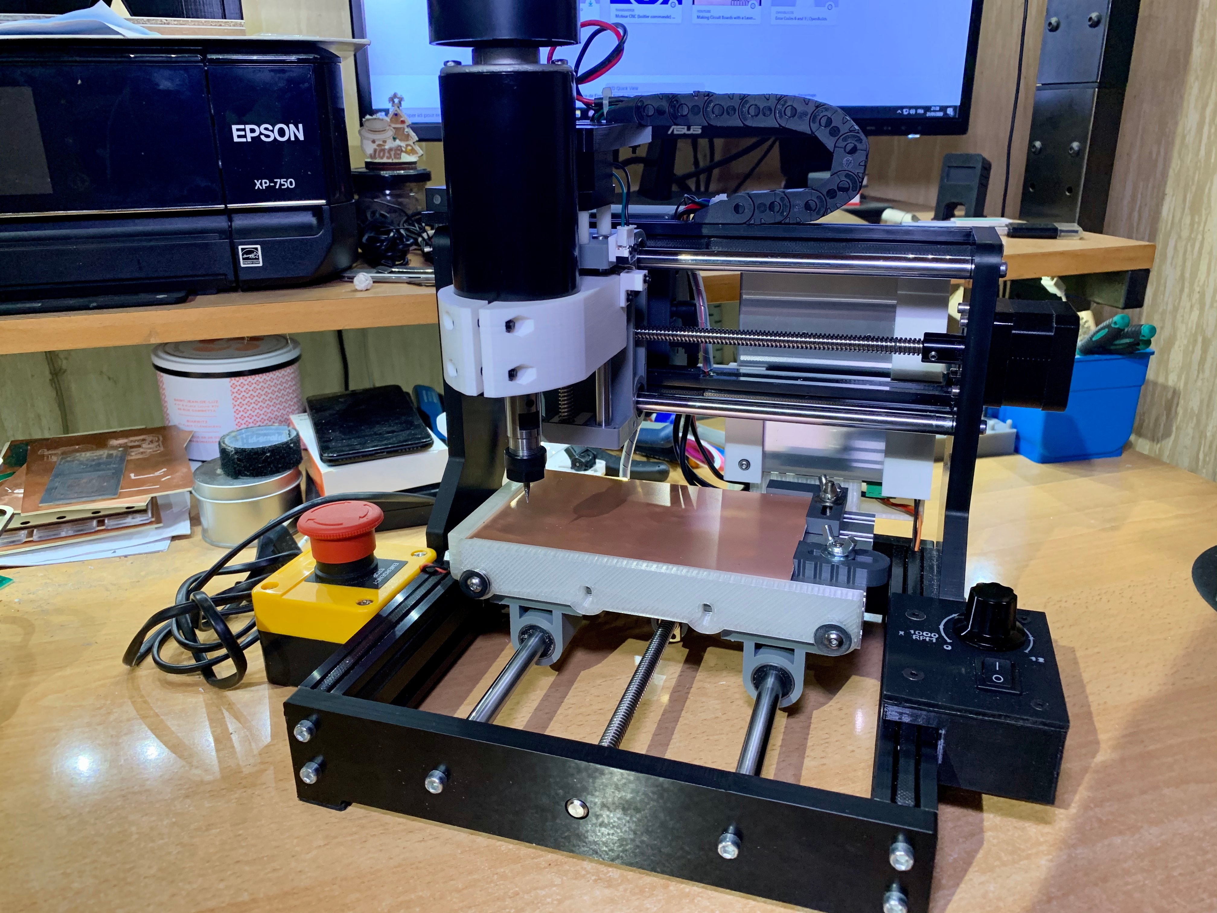 Montage Kit moteur 500W sur CNC 1610