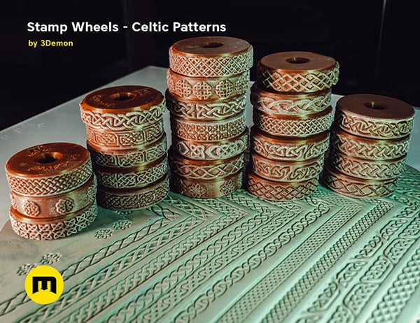 Stamp Wheel for Clay and Cosplay
