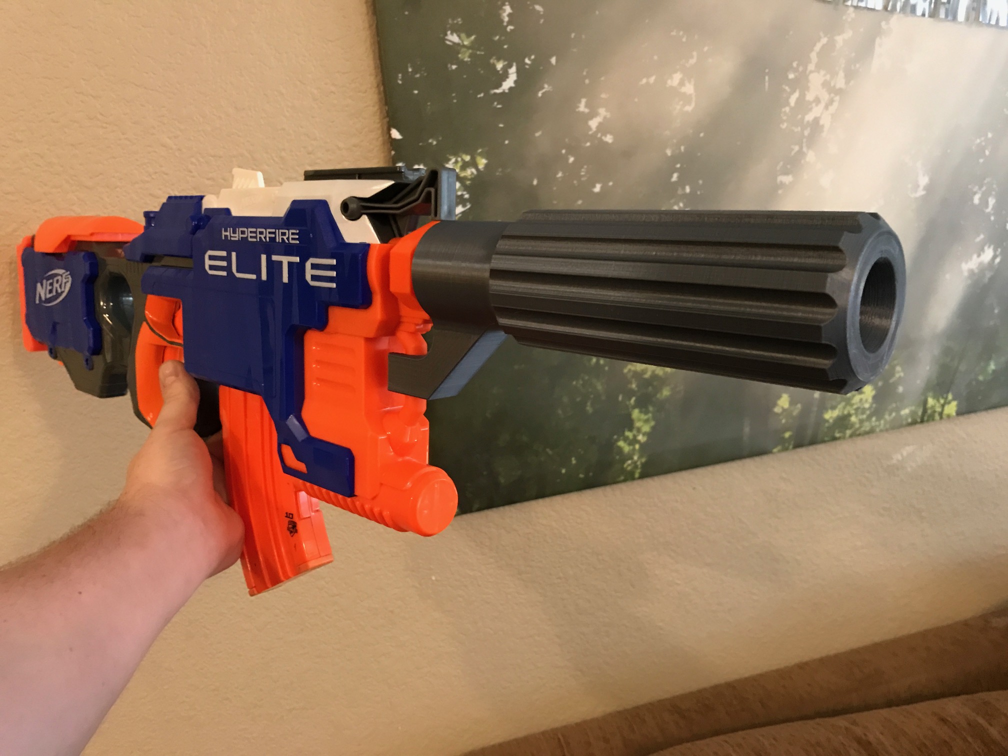 Nerf Hyperfire Elite Barrel Extension