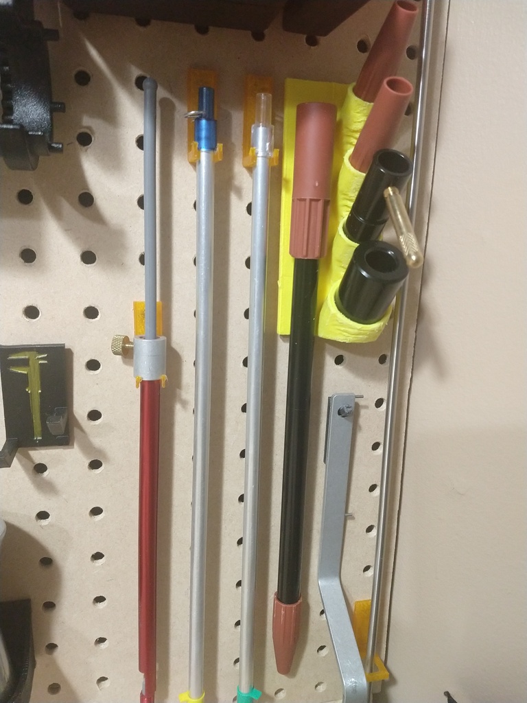 Bore Guide Holder for Pegboard