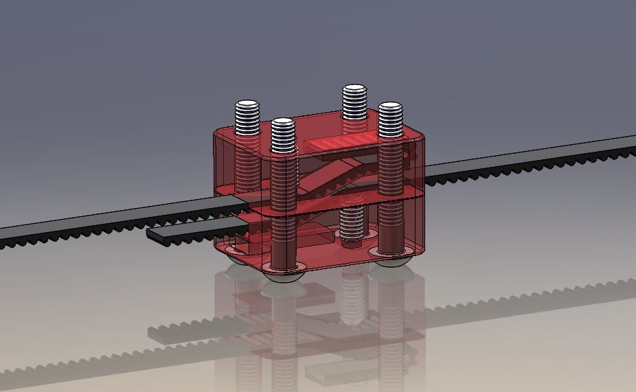 Y-Axis Belt Clamp for ANET A6 or A8