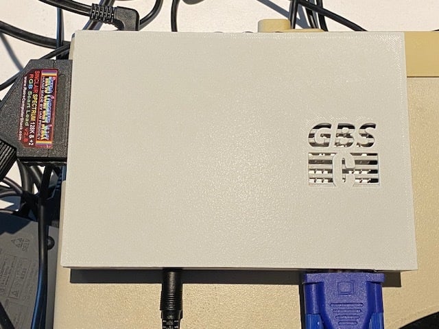 GBS-8200 Case with SCART & Wemos D1 Mini Wifi for GBSControl