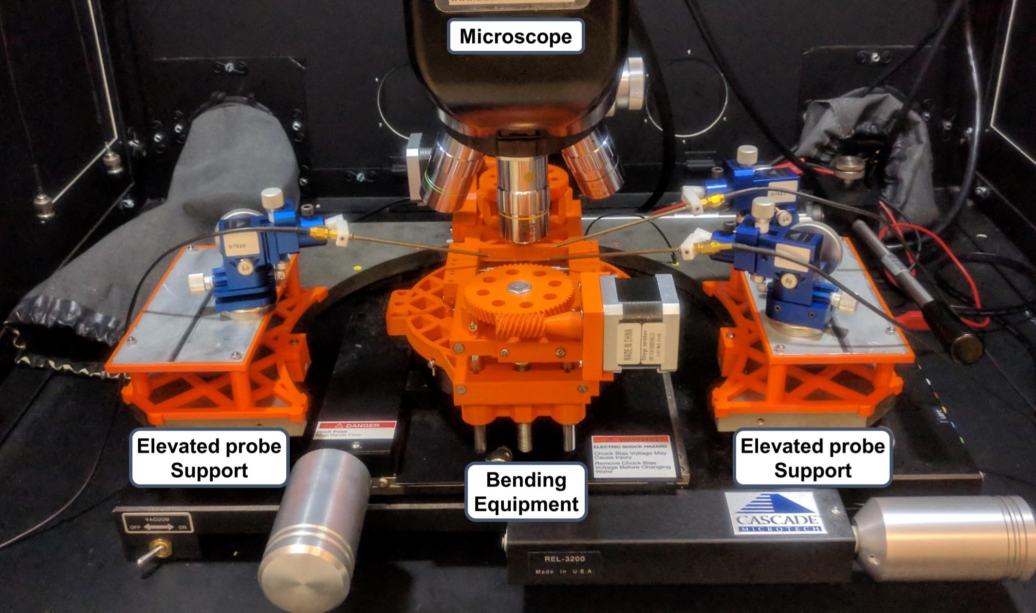 Open Model for External Mechanical Stress of Semiconductors and MEMS for Cascade Microtech REL 3600 probe station